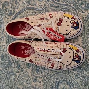 Brand new Vans Hello Kitty tennis shoes.